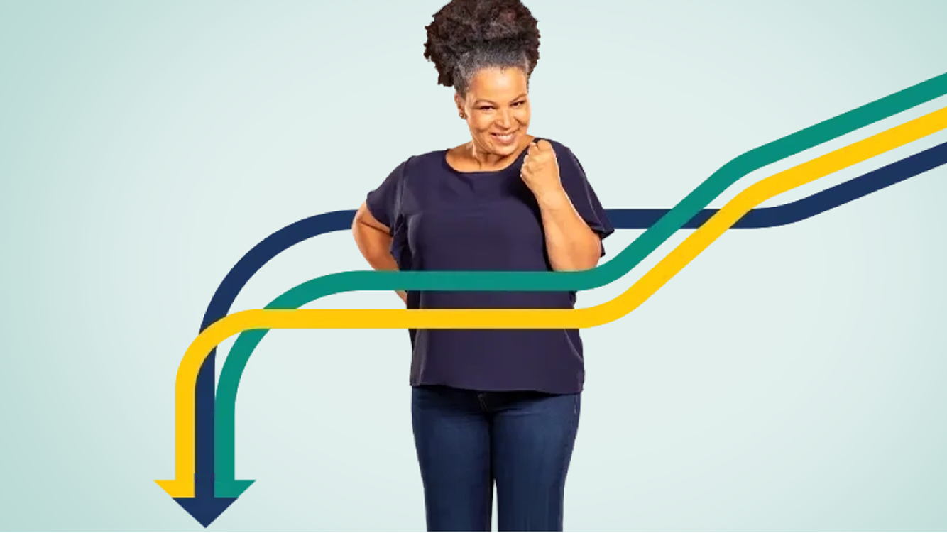 Happy Woman Standing